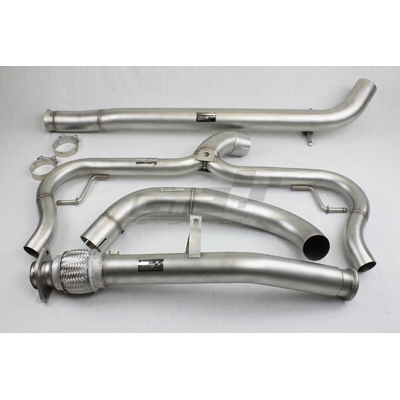Catback Inox Full Tube 70mm GT Performance Renault Clio 4 RS 200 EDC + 2nd catalyseur tube