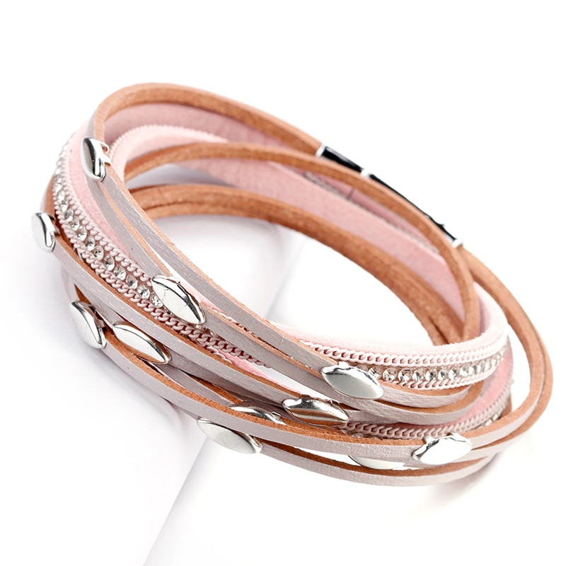 Amorcome-cuir-Bracelets-pour-Femme-Bracelets-Bracelets-feuille-charme-Boho-Multi-couches-Wrap-Bracelet-Femme-bijoux