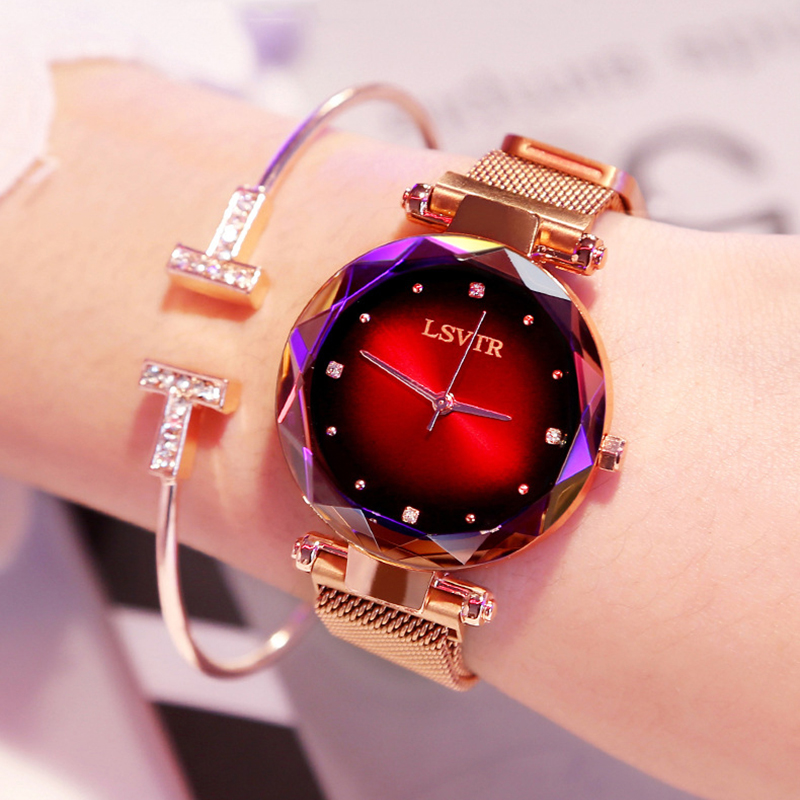Luxe-or-Rose-femmes-montres-mode-diamant-dames-ciel-toil-aimant-montre-tanche-femme-montre-bracelet