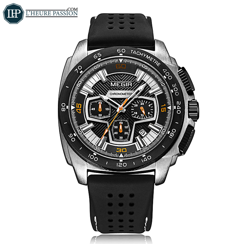 Montre bracelet sport en silicone homme