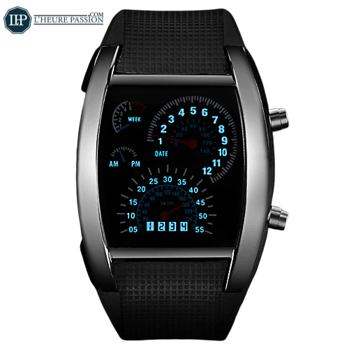 Que diriez-vous d\'une montre à led au design unique ?
