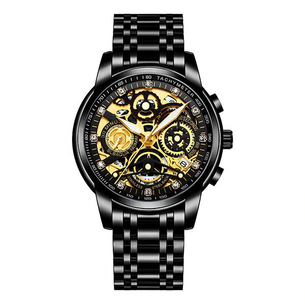 Montre squelette automatique homme