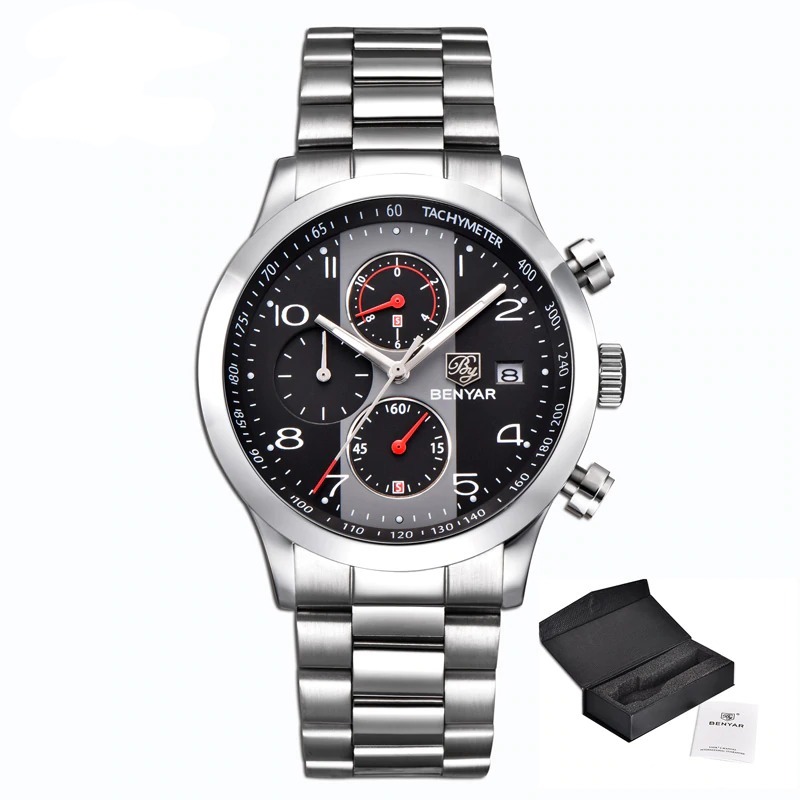 Silver Black S_ontres-a-quartz-montre-militaire-chrono_variants-7