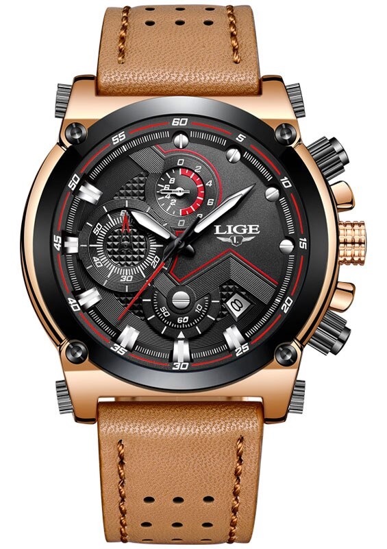 Leather brown black_eloje-montre-a-quartz-pour-hommes-mode_variants-1