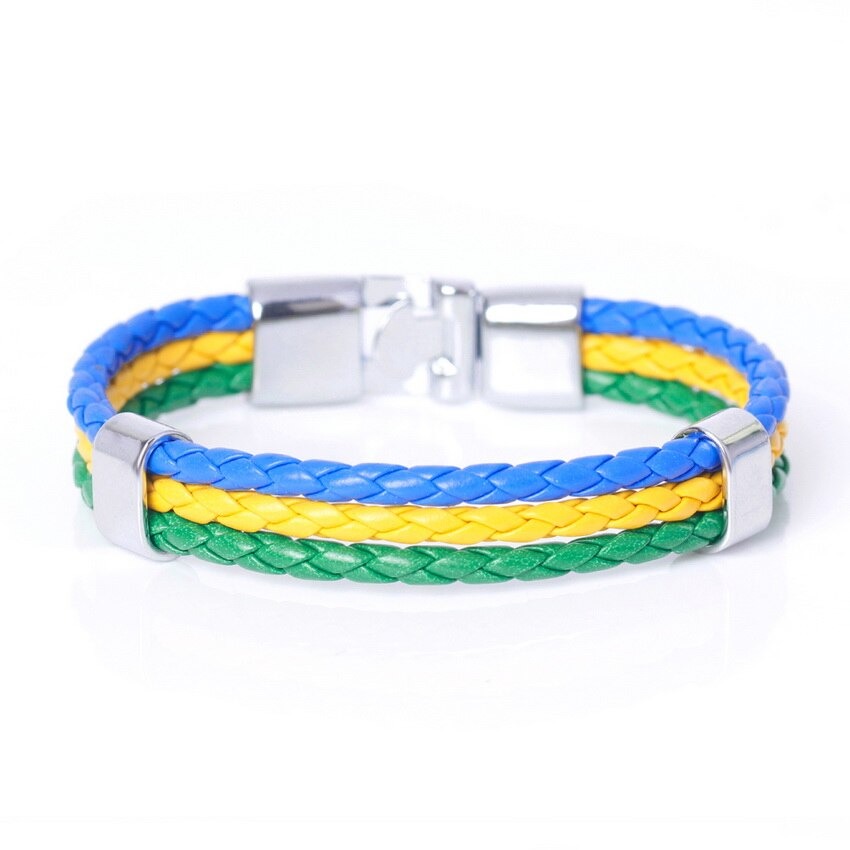 Brazil Flag_bracelet-en-cuir-avec-identification-ave_variants-8