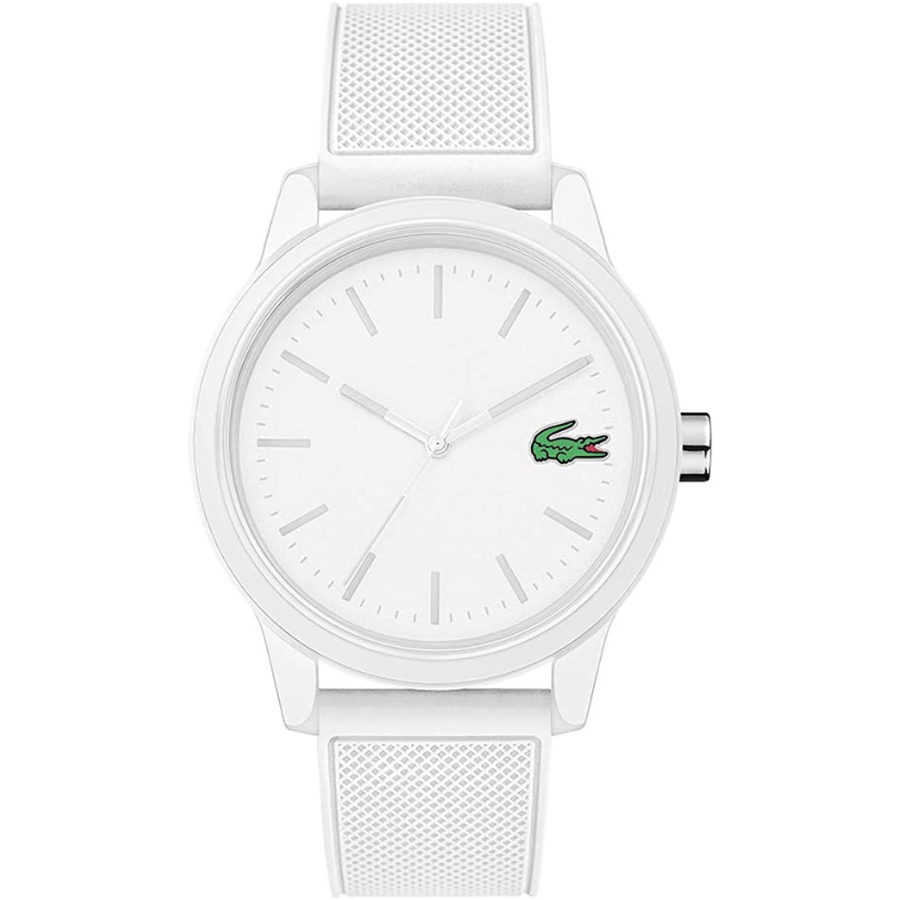 Montre Homme Lacoste Blanche 2010984 avec Bracelet en Silicone Blanc