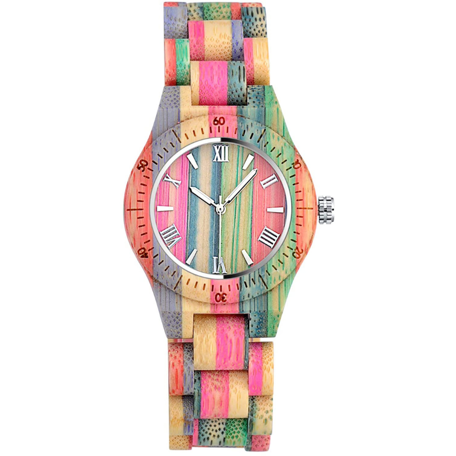 La montre color e en bois de bambou une belle fa on de montrer