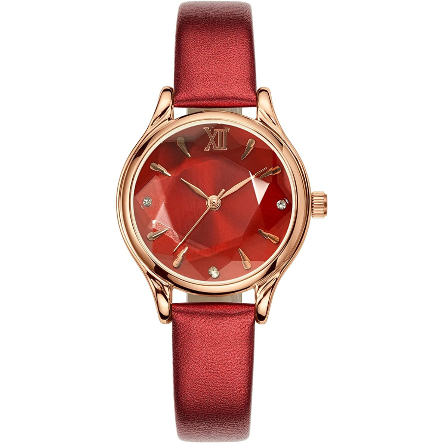 Montre pour femme CIVO : bracelet de montre élégant en cuir minimaliste