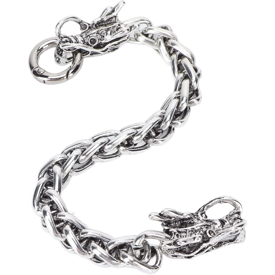 Bracelet dragon de feu noir perle Bracelets pour hommes Vintage
