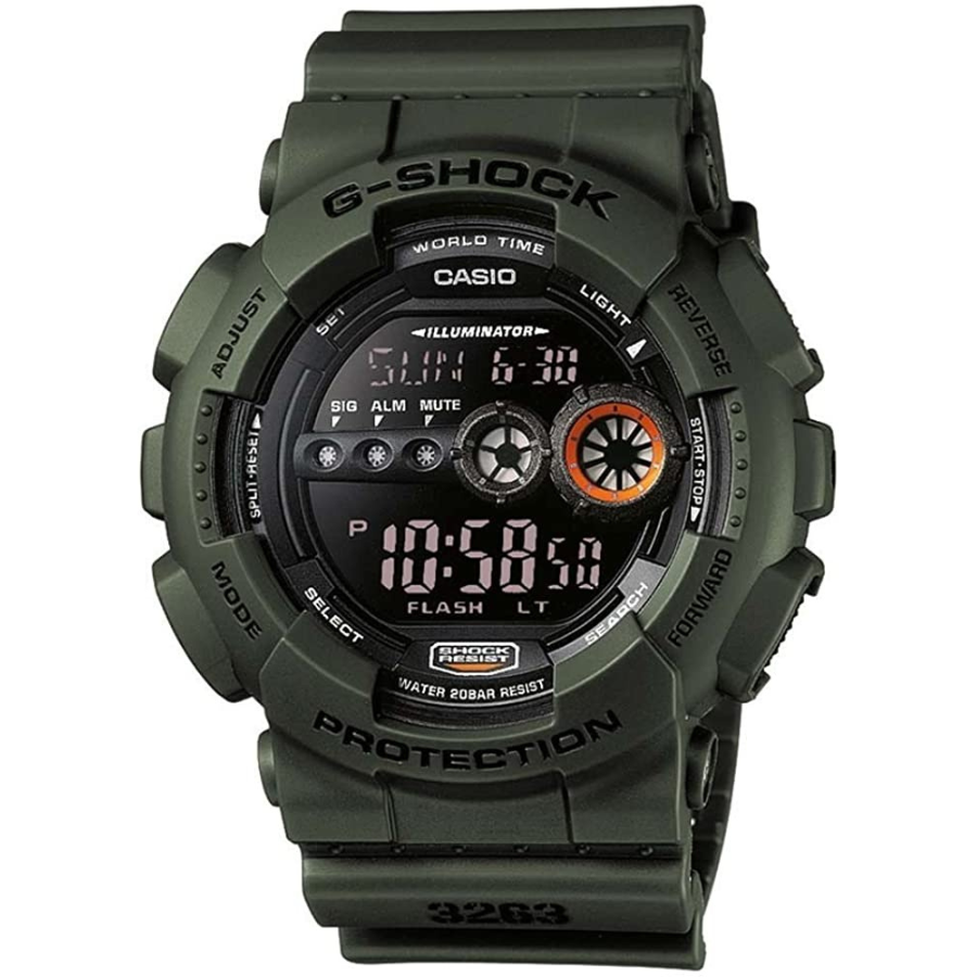 G-SHOCK GD-100MS-3ER : Homme Bracelet Résine Confort Robuste