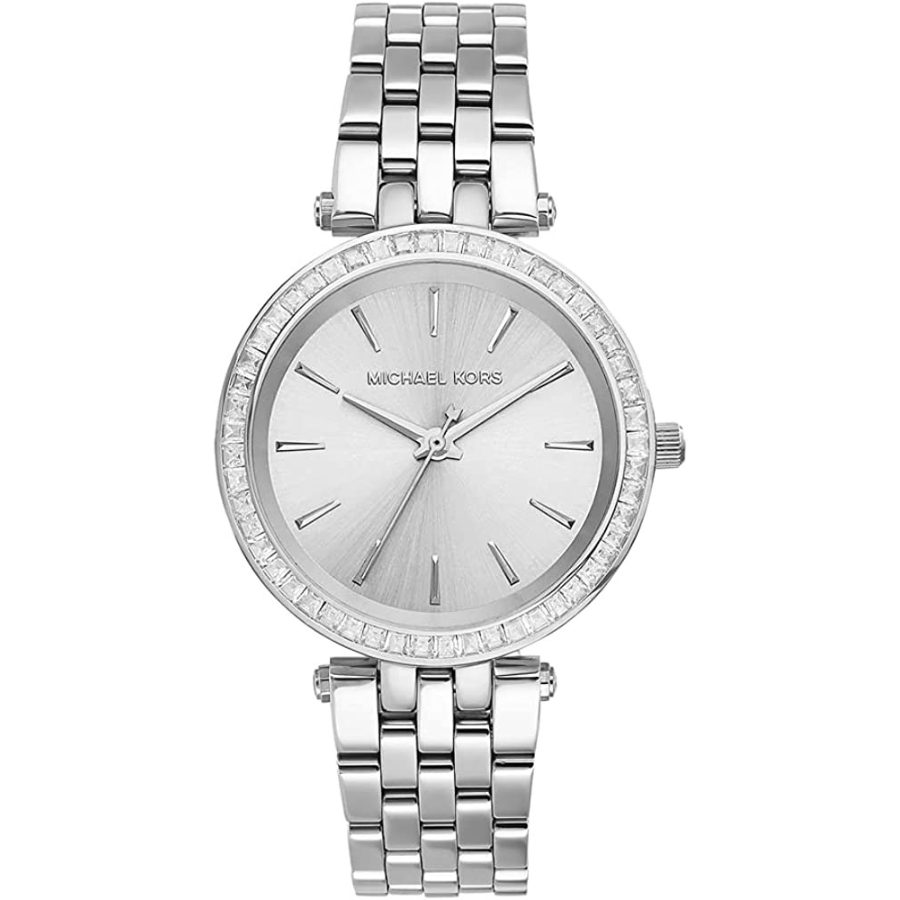 Charmante montre en argent pour femme de Michael Kors – MINI DARCI taille du boîtier 33 mm !