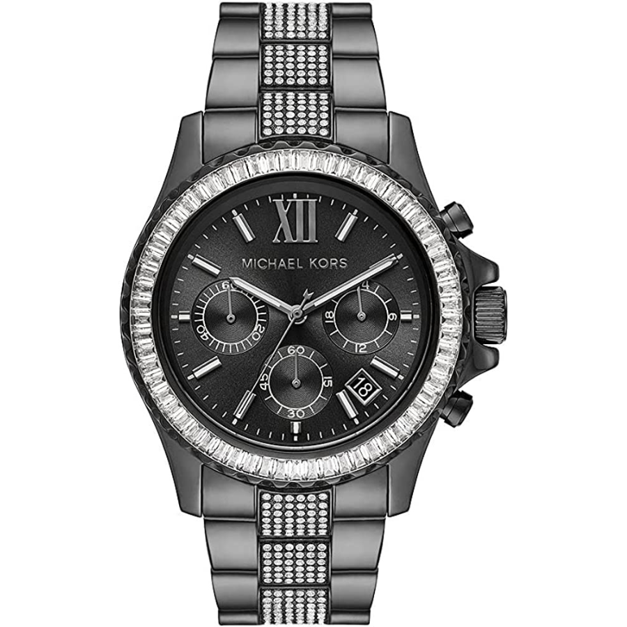 La montre Everest Noir Michael Kors pour femme – Le chronographe classique !