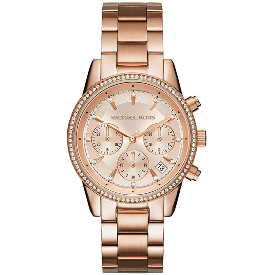 Pourquoi choisir une montre Michael Kors Ritz beige avec des brillants pour femmes ?