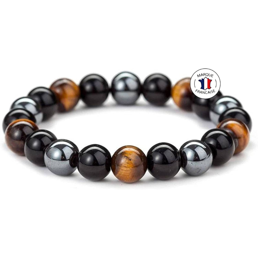 Le bracelet triple protection : des pierres naturelles pour votre sécurité