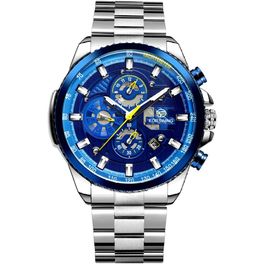 Distinguez-vous avec la Forsining Montre Homme Bleue Ocean