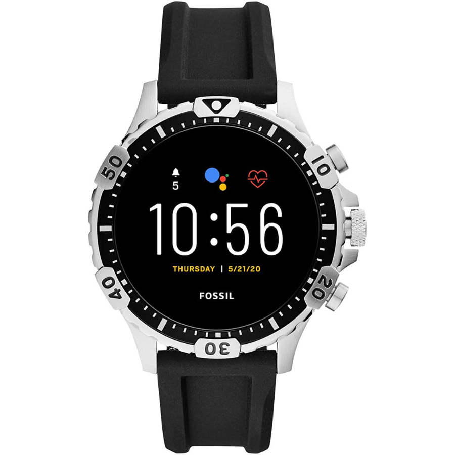 La montre connectée Fossil Men GEN 5 est connectée avec les smartphones à écran tactile, haut-parleur, fréquence cardiaque, GPS, NFC et notifications !