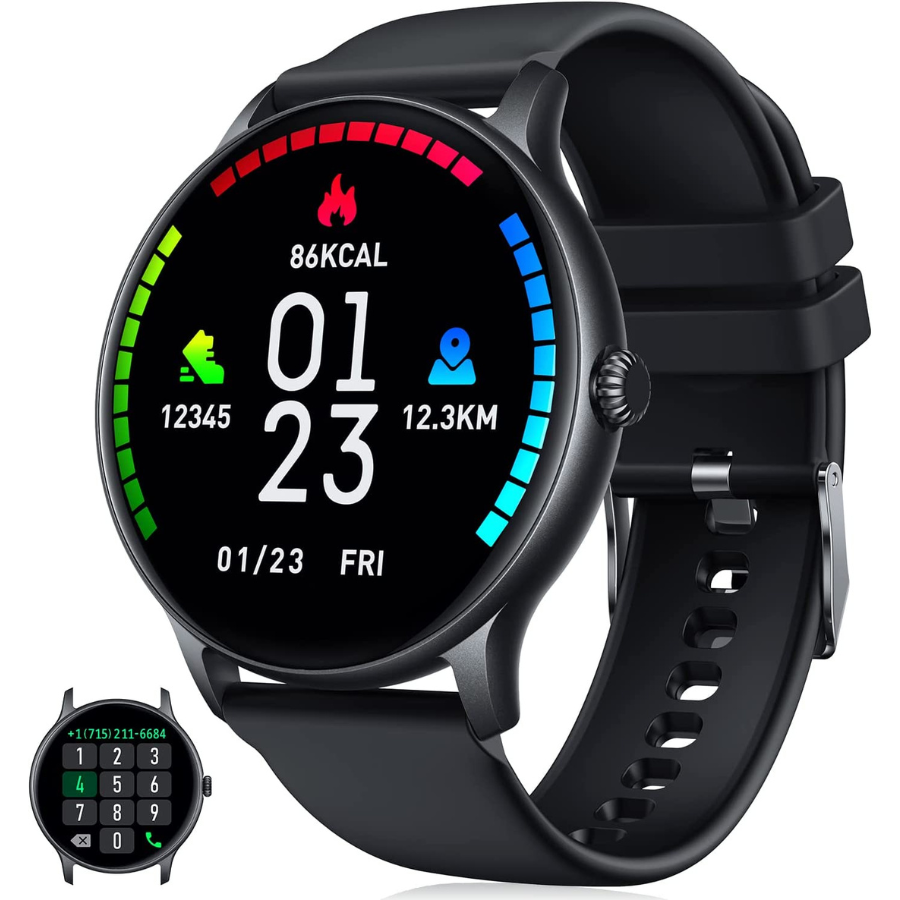 La Smartwatch Femme Homme 1.28 Bracelet Sport Appel Bluetooth