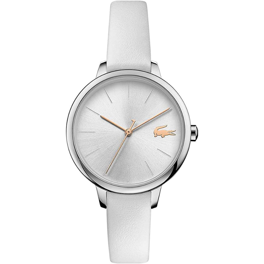 Montre Lacoste Quartz Analogique 2001159 : La Montre Classique pour Femme en cuir blanc