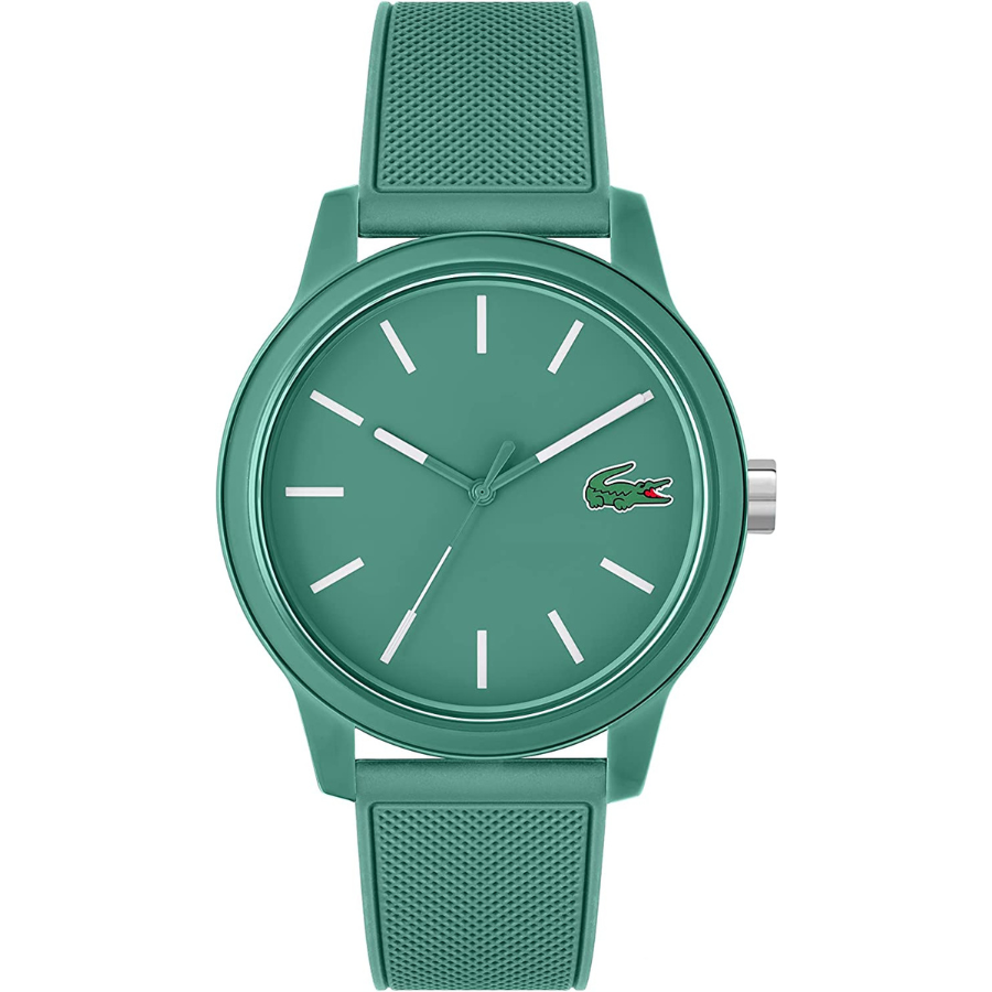 Montre Lacoste pour homme avec bracelet en silicone vert - Le choix parfait pour un look élégant