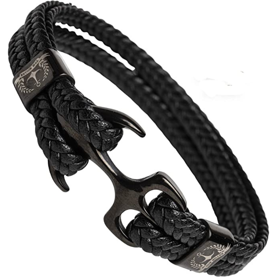 Bracelet Ancre Tom Miller® : Élégance marine, audace masculine