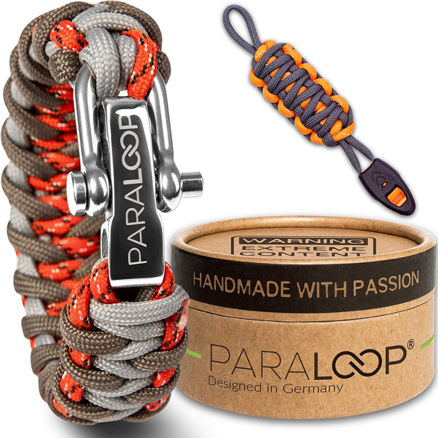 Le Paraloop® Original Paracord Bracelet pour les hommes : Un ensemble de survie à la fois élégant et fonctionnel