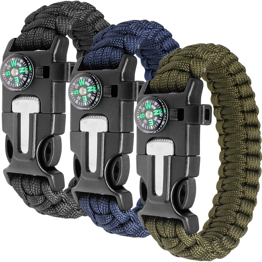 Ne jamais être pris sans être préparé avec un kit de bracelet en paracorde