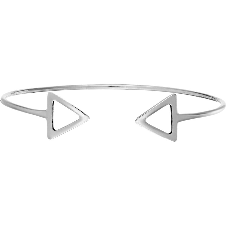 Bracelet pour femmes avec triangle noir/or