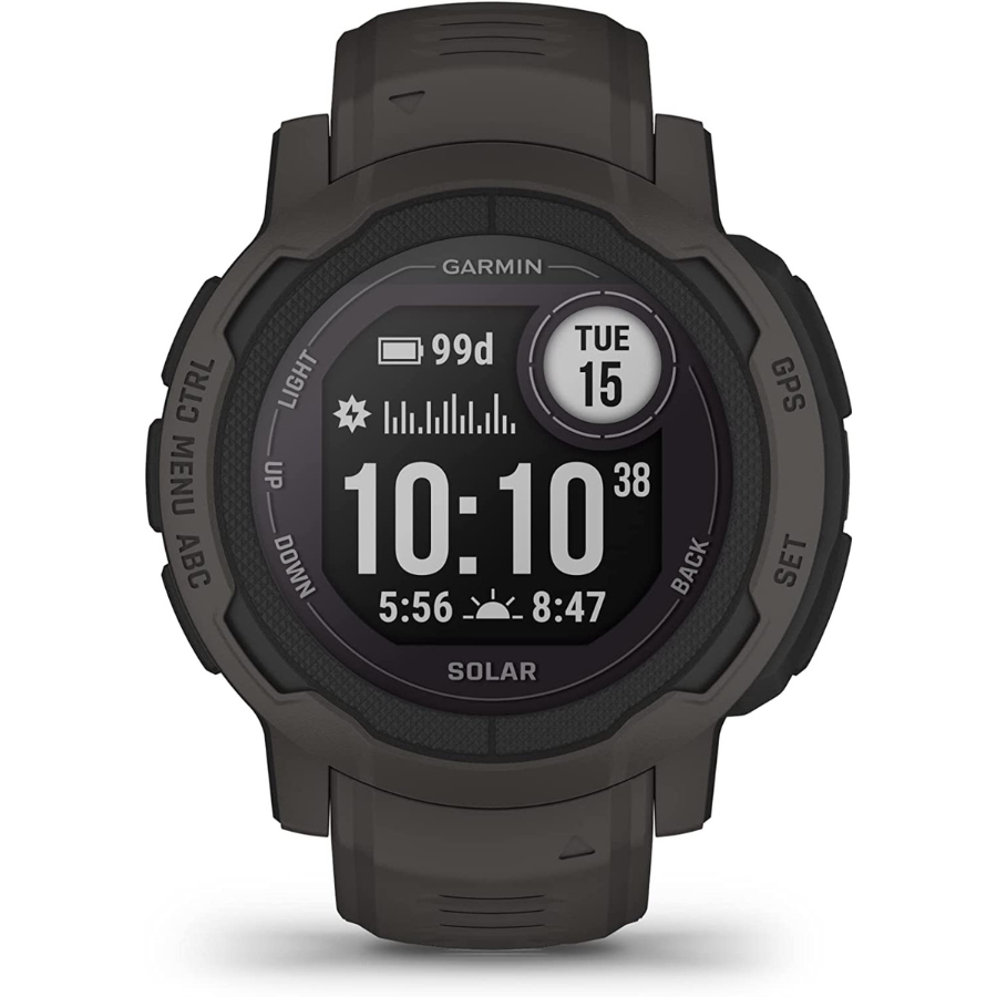 Garmin Instinct 2 Solar Graphite - La montre GPS solaire robuste et connectée