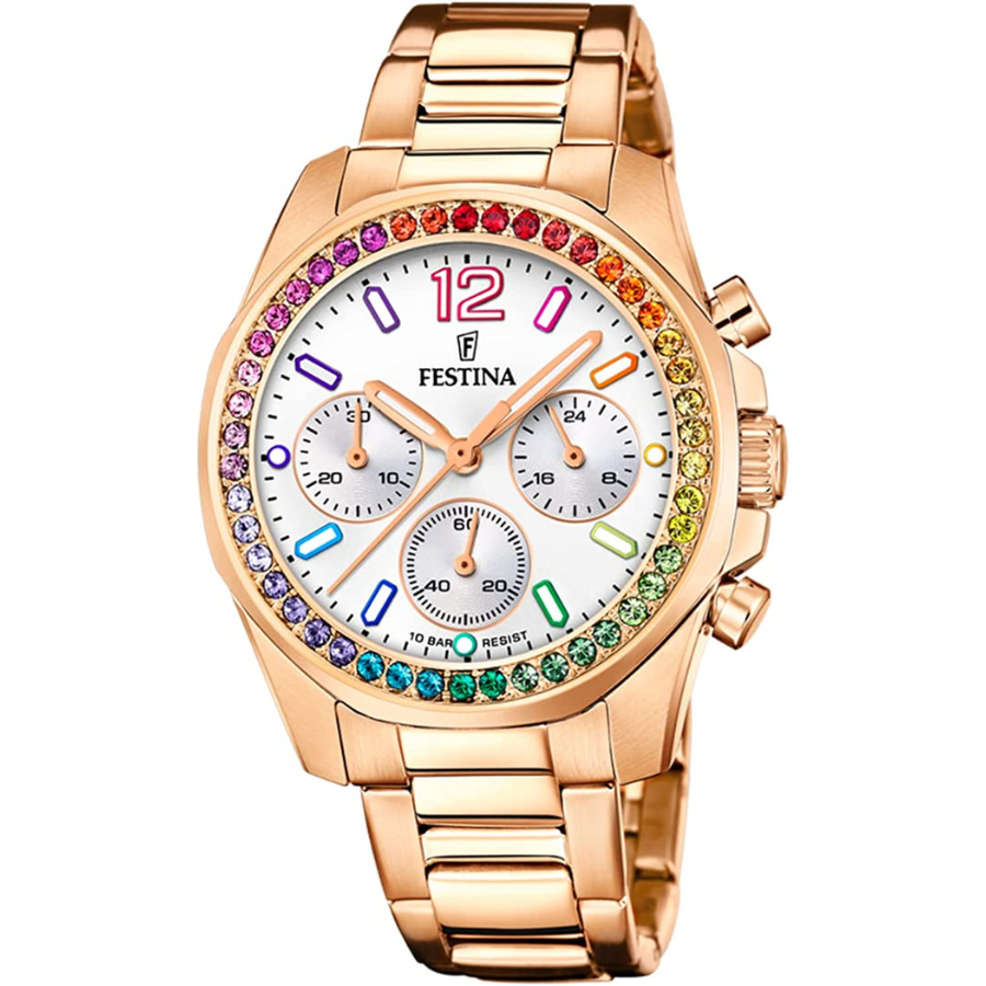 Préparez-vous pour l\'été avec la montre analogique à quartz pour femmes de Festina F20639/2
