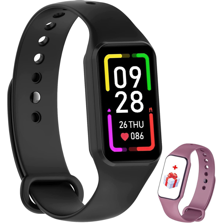 Montre Connectée IOWODO D20 - Unisexe, Design élégant Et Boîtier éco-responsable Certifié FSC