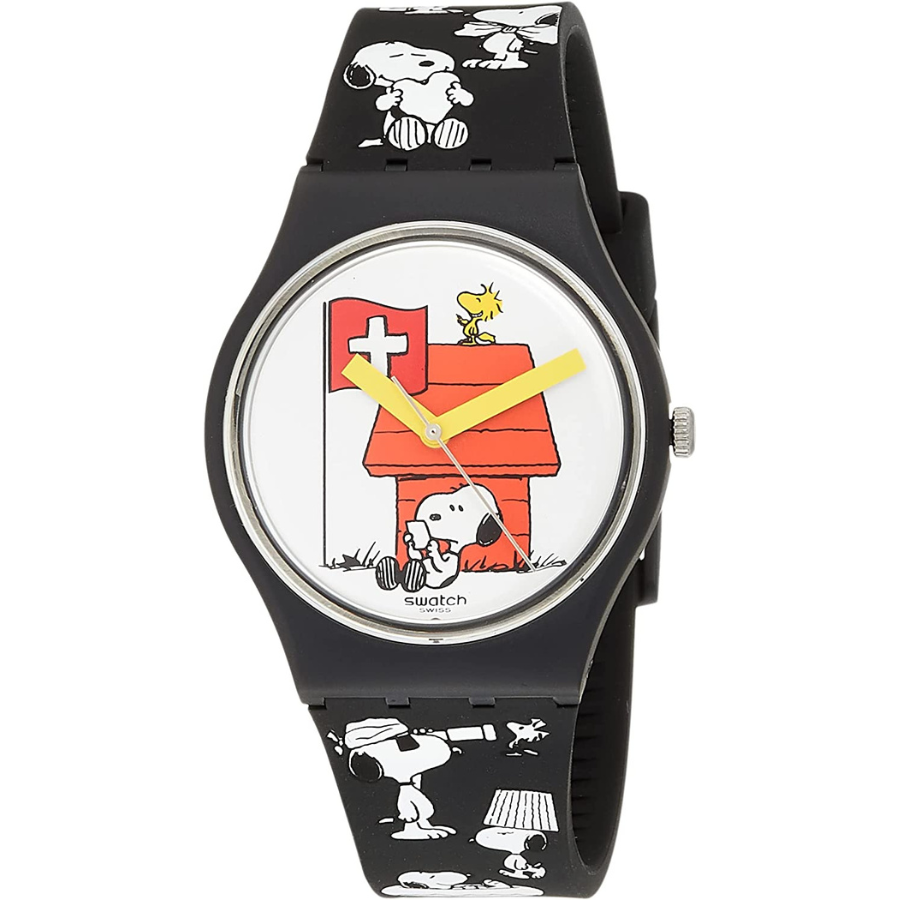 Swatch Snoopy Montre Peanuts Grande Bracchetto