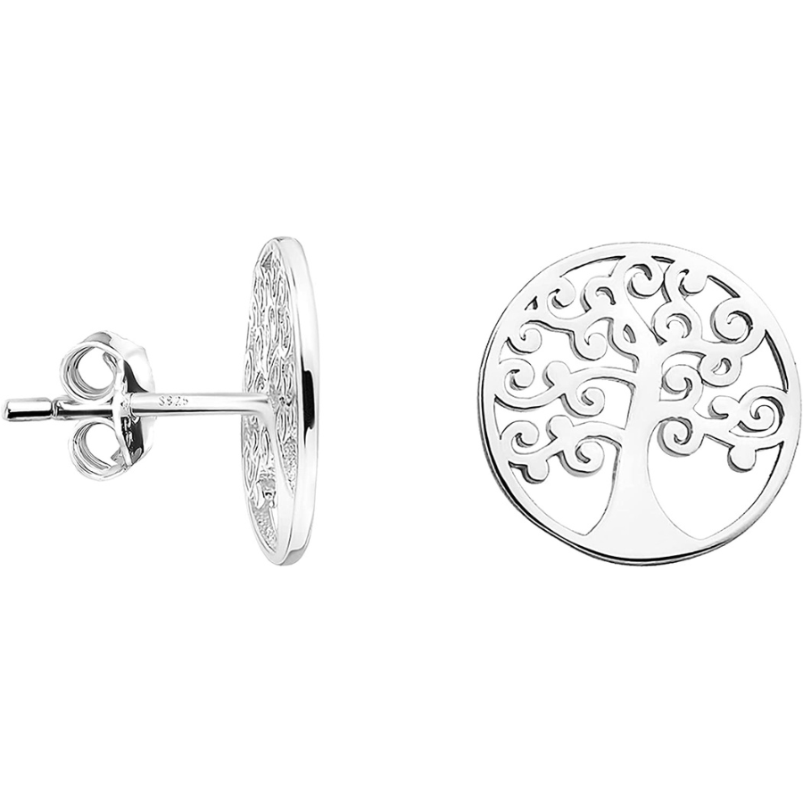 SOFIA MILANI - Boucles d'oreilles pour femmes en argent 925 avec motif Arbre de Vie