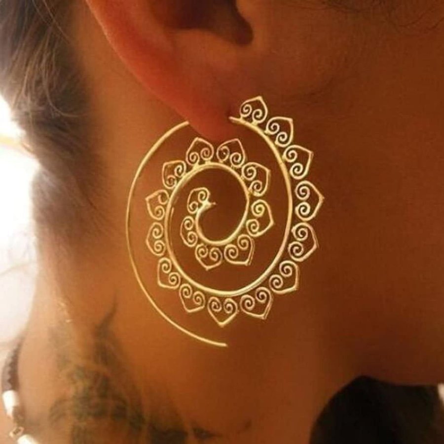 Jovono - Boucles d'oreilles bohème pour les femmes en or - Le choix idéal pour un look bohème