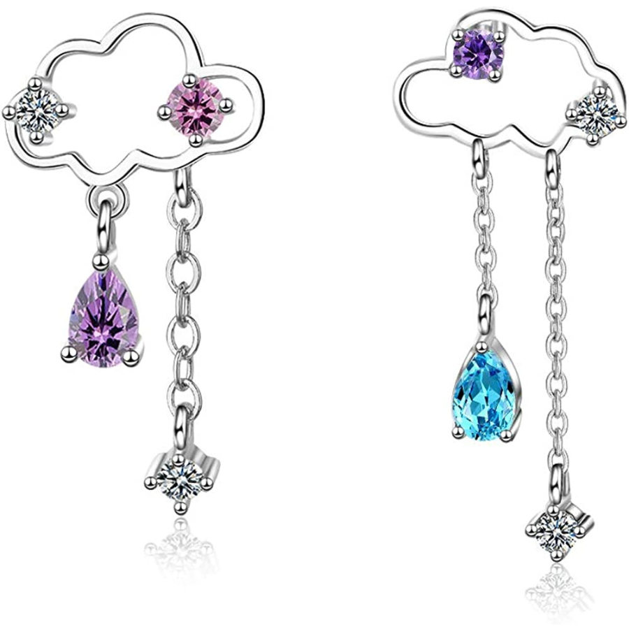 Boucles d'oreilles originales en forme de nuage de pluie pour un style unique : Chandler a ce qu'il vous faut