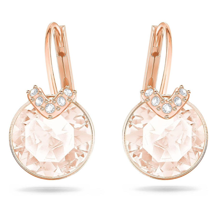 Swarovski Bella Collection: Boucles d\'Oreilles Élégantes Avec une Touche de Couleur