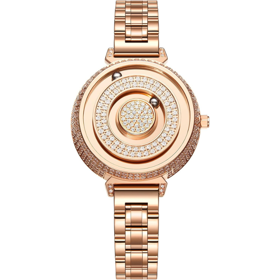 EUTOUR Montre Femme Luxe Élégante Minimaliste Magnétique