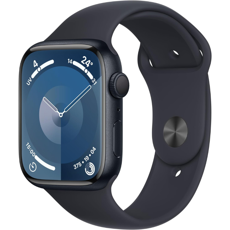 Apple Watch Series 9 GPS 45mm – Aluminium Minuit & Bracelet Sport Minuit S/M