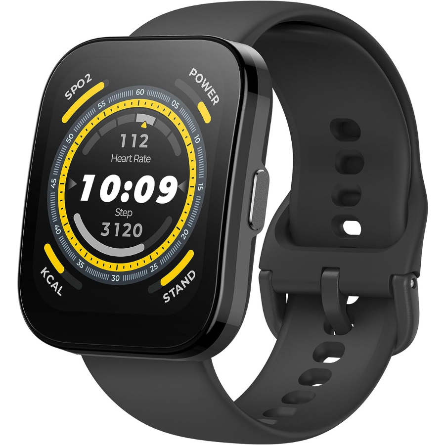 Amazfit Bip 5 - SmartWatch Grand Écran 1,91&quot; - Appels, GPS, Alexa - Noir