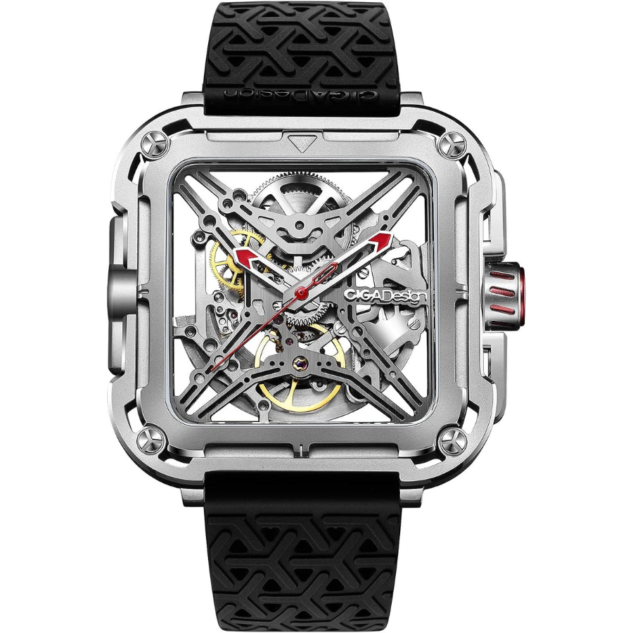 Exclusif - La Montre Automatique Homme CIGA Design Série X SUV - Un chef-d\'œuvre en Cristal Saphir