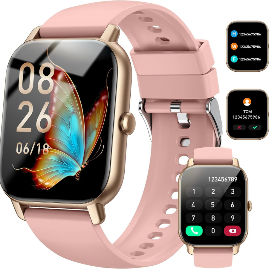 Montre intelligente avec appel Femme SMS et appel smartwatch