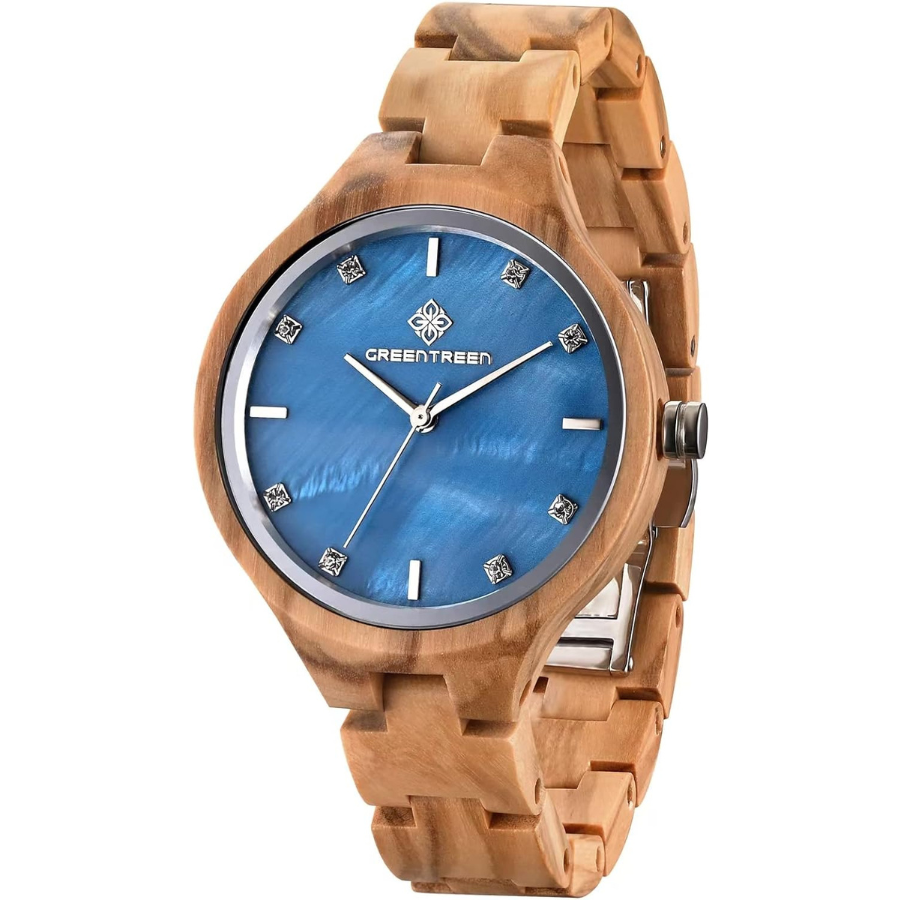 Montre GREENTREEN Femme en Bois - Quartz Léger