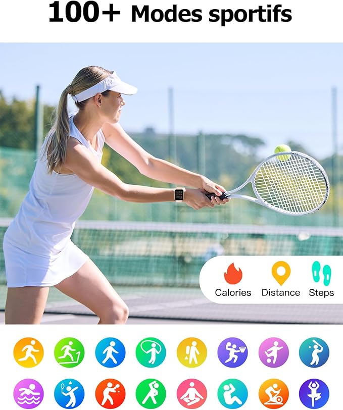 Dakofied Montre Connectée 100  Modes Sportifs