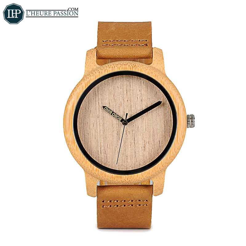 Montre look vintage en bois