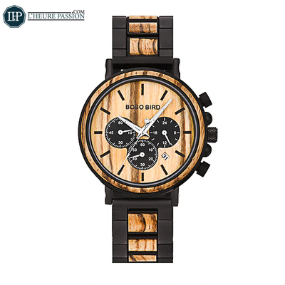 Montre bois homme luxe