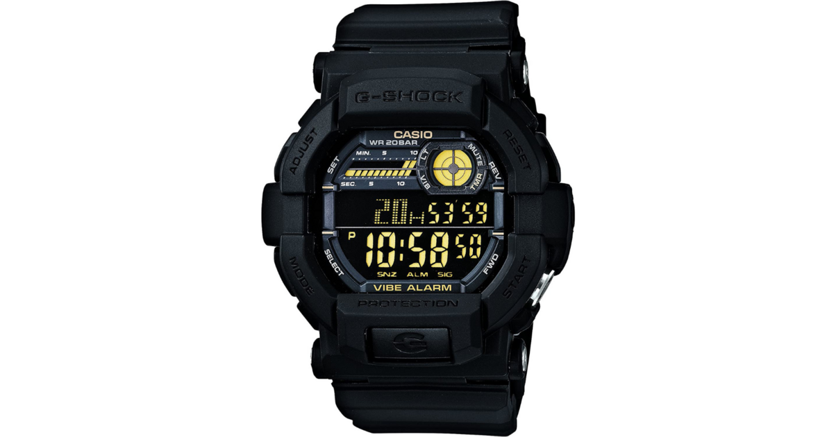 Monte Digital Quartz G-Shock Pour Hommes - Montre Robuste Classique 6900 - Bracelet Résine Noir