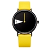 Sinobi-montre-Femme-Creative-Montre-Bracelet-Dame-Horloge-Tourner-Jaune-montre-bracelet-en-cuir-Horloge-Montres
