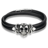 XQNI-Bracelet-en-cuir-v-ritable-noir-Design-imbriqu-motif-Clown-bijoux-joyeux-et-sp-ciaux