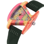 Mode-color-bambou-Unique-Triangle-creux-bois-montre-cr-ative-en-cuir-montre-num-rique-montre