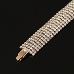 Cristal-de-luxe-Bracelets-Pour-Les-Femmes-Or-et-Argent-Plaqu-Lien-Bracelet-Bracelet-Mode-Plein