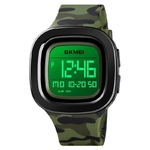 Montre-bracelet-electronique-a-LED-de-sport-pour-homme-vert-camouflage